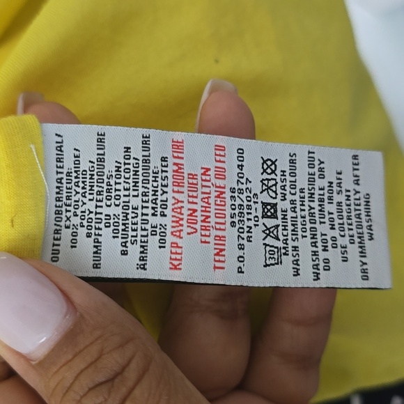 JOHNNIE B Mini Boden Blue Heart Jacket Anorak Windbreaker Coat Sz 13-14Y - Picture 12 of 14